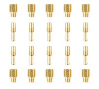Accarugty Kit de 10 jets principaux hexagonaux et pour les jets pilotes Mikuni VM pour tm pour carburateur TMX, ensembles de 10 pièces avec tailles 200-290 et 15-37,5, filetage 5,0 x 0,8 mm pour