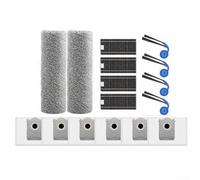 Accarugty Kit de pièces de rechange pour Ecovacs X9 X11 T80s avec brosses à rouleaux HEPA, brosses latérales et sacs à poussière de nettoyage