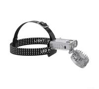 Accarugty Lampe frontale à capteur de vague avec ventilateur de refroidissement, lampe frontale LED rechargeable, pour la pêche de nuit, lampe d'extérieur étanche, angle flexible, double usage