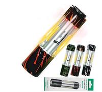Accarugty Lampe torche rechargeable haute puissance avec portée de 500 m et zoom réglable, lanterne LED multi-mode pour le camping et la randonnée, design résistant à l'eau (C)