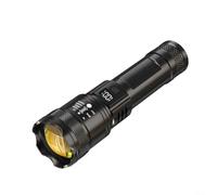 Accarugty Lampe torche rechargeable, projecteur zoomable, alternative à la lanterne de camping, lampe torche de banque d'alimentation, lumière étanche IPX7, lampe torche LED haute luminosité, urgence