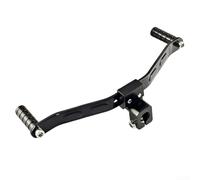 Accarugty Levier de changement de vitesse en alliage d'aluminium double sens pour moto tout-terrain, équitation tout-terrain, compatibilité disponible en plusieurs (noir)