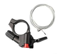 Accarugty Levier de verrouillage à distance de fourche de suspension de vélo avec câble, pour SR ST XCM, alliage d'aluminium, interrupteur de contrôleur de fourche avant, 22,2 mm, support de barre de