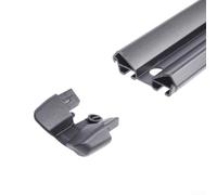 Accarugty Lot de 2 embouts de porte-vélos pour Thule 598 ProRide, pièces de rechange durables en ABS, joint résistant aux intempéries pour bloquer la poussière et la pluie, réduire le bruit du vent