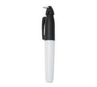 Accarugty Marqueur de balle de golf, dispositif d'aide au putting, marqueur porte-clés portable, stylo à dessin étanche, stylo à encre à séchage rapide, outil de ligne d'alignement (noir)