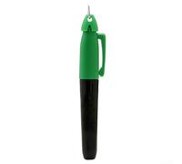 Accarugty Marqueur de balle de golf, dispositif d'aide au putting, marqueur porte-clés portable, stylo à dessin étanche, stylo à encre à séchage rapide, outil de ligne d'alignement (noir vert)
