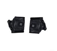 Accarugty Mitaines chauffantes, mitaines en cuir imperméables, gants chauffants électriques pour le cyclisme, chauffe-mains rechargeables par USB, gants thermiques pour la randonnée (M)