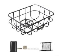 Accarugty Panier avant de vélo, alliage d'aluminium 35,6 x 25,4 x 13,9 cm