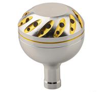 Accarugty Poignée de Moulinet de Pêche à Bascule pour Poignée Daiwa Power - Forgé à froid pour Aero Aluminium, Anodisé, Roulements en Acier Inoxydable, 30mm/35mm/38mm(38MM)