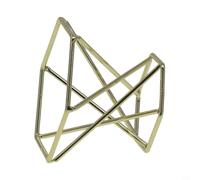 Accarugty Présentoir de baseball en métal - Support robuste en acier au carbone pour balles de softball, golf, tennis, surface galvanisée lisse, base stable pour balle signée (doré)