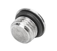 Accarugty Prise de port de régulateur de plongée, bouchon basse pression de 0,9 cm, joint haute pression de 7/16", protecteur de premier étage, chrome, adaptateur de filetage LP et HP (16 x 7-20 pour)
