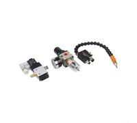 Accarugty Pulvérisateur de refroidissement pour machine-outil 3L en PVC + système de lubrification à brume d'huile en métal avec électrovanne pour tour CNC, fraisage, fluide, eau, diesel, kérosène 24