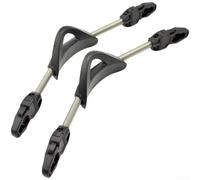 Accarugty Sangles à ressort en acier inoxydable 304 pour palmes de plongée, sangles de talon robustes avec poignée en EPDM souple, accessoires de rechange antidérapants pour aileron de plongée (taille