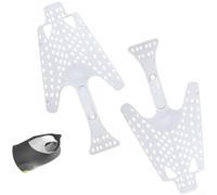 Accarugty Support de chaussures de natation en TPE pour palmes de plongée, anti-effondrement, aide au rangement d'équipements de plongée, protecteur d'aileron creux (blanc)