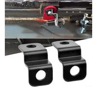 Accarugty Support de clignotant en métal pour moto | Kit de relocalisation pour moto Custom pour Chopper Cruiser Street Bike Noir 2 pièces, support de clignotant de moto, fourche