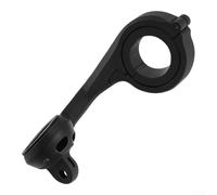Accarugty Support d'extension de potence de vélo en nylon pour Garmin | Support pour ordinateur GPS IGPSPORT pour Coospo, guidon avec adaptateur combo de lumière