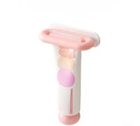 Accarugty Support mural sans perçage pour brosse à dents et bouteille de lavage du visage (rose)