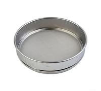 Accarugty Tamis d'inspection en maille d'acier inoxydable chromé de 20 cm, tamis de test d'échantillons de laboratoire, gamme de mailles 4-600, cadre solide et résistant avec bord lisse (6 mailles)