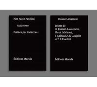 Accattone De Pier Paolo Pasolini Scenario Et Dossier - 2 Volumes - Pier Paolo Pasolini - Macula Eds - Coffret - Beau livre