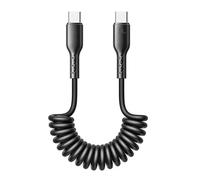 acce2s Câble Spirale 60W pour Huawei Mate X3 50 Pro, P60 Pro P30 Lite P50 Pro 1,50m Charge Rapide