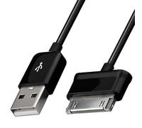 acce2s Câble USB pour Tablette Samsung 1ere Génération Galaxy Note 10.1 Tab 2 P5100 P5110 7.0 P3100 P3110 Tab 10.1 P7500 8.9 P7310 P1000-30 Pins Type ECC1DPOUBE 1m Synchro et Charge