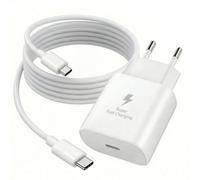 acce2s Chargeur Cable Long pour Samsung A37 A57 A26 A56 A36 A16 A53 A52s A55 A35 A25 A05s A15 A42 A12 A21s A31 A02s A41 A51 5G A52 5 A70 A34 A71 A8 2018 A20e A80 A50 A72 A14 A .. 25W USB-C 180 cm