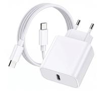 acce2s Chargeur Rapide + Câble pour Xiaomi REDMi 15C 15 A7 Pro A5 14 Note 11 10 13 A3 12 9T 9 9 10s 9 9 10 USB-C 1m PD 3.0 20W