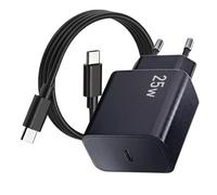 acce2s Chargeur Rapide + Câble USB-C pour Crosscall Stellar X5s M6E M6 X5 25W PD QC AFC®