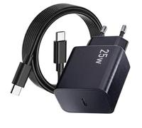 acce2s Chargeur Rapide + Long Câble pour Samsung Galaxy A57 A37 A17 A36 A56 A26 A16 A52s A53 A35 A55 A05s A25 A15 A41 A02s A12 A31 A52 5G A51 5 A42 A21s A50 A70 A71 A14 A3 .. USB-C 25W PD QC AFC®
