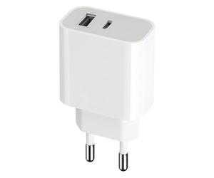 acce2s Chargeur Rapide pour Honor 600 600 Lite, X5c Plus X6b X8 X6 X7, Magic 8 Pro 7 V5 V3 6 5, 400 400 Smart, 200 200, 90 S .. Double Ports USB + -C 20W