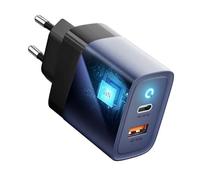 acce2s Chargeur USB-C 45W GaN pour Fairphone 6 5 4 Charge Rapide Double Port