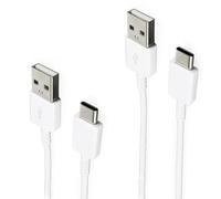 acce2s Lot 2 Câbles pour Samsung Galaxy S25 Ultra Plus S24 FE S23 S22 S21 S20 S9 + S8 S10+ S8+ S10 S1 .. Synchro et Charge Android Auto™