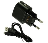acce2s - pour Sony Xperia Z / Z1 / Z1 Compact / Z2 : Chargeur Secteur USB 1A & Cable