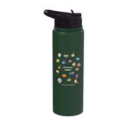 [ACCÉDEZ À LA PAGE] Tous les monstres de la collection Pixel Artwork_B Stainless Steel Insulated Water Bottle