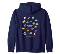 [ACCÉDEZ À LA Page] Tous Les Monstres de la Collection Pixel Artwork_B Sweat à Capuche