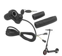 Accélérateur à rotation complète avec verrouillage à clé, remplacement universel pour vélo électrique et scooter électrique, poignée ergonomique pour une installation facile et un contrôle précis
