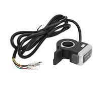 Accélérateur au doigt, 6 fils, interrupteur marche/arrêt, indication batterie, ouverture 22mm, pour vélo électrique, scooter, vtt, usage urbain et sportif