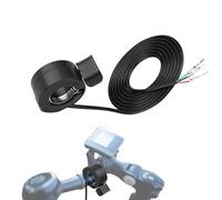 Accélérateur Au Pouce de Scooter, Mini Scooter Accélérateur Contrôle de Vitesse Commutateur Ensemble 22mm 7/8 Pouces Levier de Guidon Support Universel, pour Vélo Électrique 24V-72V E-Bike, Scooters