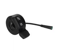 Accélérateur d'accélérateur à double bouton pour trottinette électrique KUGOO G2 Master, construction en ABS avec manche épais antidérapant, design ergonomique surélevé pour un contrôle sûr et