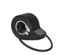 Accélérateur d'accélérateur de rechange pour scooter électrique - Noir et gris - Avec contrôle précis de la vitesse et pour un outil facile d'installation