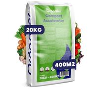 Accélérateur De Compost - 20 Kg Pour 100 À 400 M2 / 20 M3 - Pour Un Compost De Meilleure Qualité En Moins De Temps - Organifer