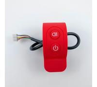 Accélérateur de doigt pour scooters électriques HX X6/X7/X8, 5 broches Hall DC Motor, levier de commande ABS rouge