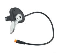 Accélérateur de pouce gauche pour vélo électrique, accélérateur de doigt à dégagement rapide avec compatibilité 12 V-72 V, contrôleur de scooter électrique ABS/PC, câble de 1800 mm (connecteur étanche