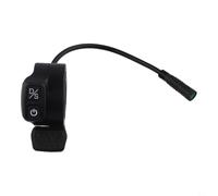 Accélérateur de pouce pour Kukirin pour G2 pour Master Scooter Acceleration | Double interrupteur intégré, accélération fluide, gestion précise de l'alimentation, construction en plastique noir