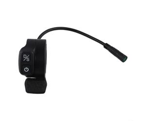 Accélérateur de pouce pour Kukirin pour G2 pour Master Scooter Acceleration | Double interrupteur intégré, accélération fluide, gestion précise de l'alimentation, construction en plastique noir