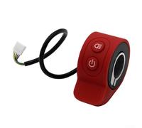 Accélérateur de pouce pour scooter électrique X6//pour X8 Pro - Matériau ABS, contrôle de l'accélérateur réactif pour modèles compatibles (rouge)