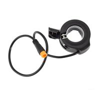 Accélérateur de pouce pour vélos électriques, étanche et connecteur 3 broches, conçu pour le confort de l'utilisateur sur les vélos électriques et scooters (type B)
