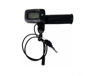 Accélérateur de vélo électrique, contrôleur de vitesse avec e mode, coque antidérapante pour clé Tuttio Soleil01 M, poignée d'accélérateur en plastique noir (B)