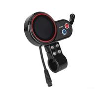 Accélérateur électrique 48 V avec écran LCD, contrôle de l'accélération du moteur en aluminium pour scooter électrique, moniteur de vitesse et de batterie en temps réel, noir