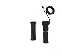 Accélérateur électrique pour vélo à demi-torsion droite pour scooter électrique | Poignée de guidon de 22,2 mm avec connecteur SM à 3 broches | Longueur du câble 180 cm | Plastique caoutchouc noir